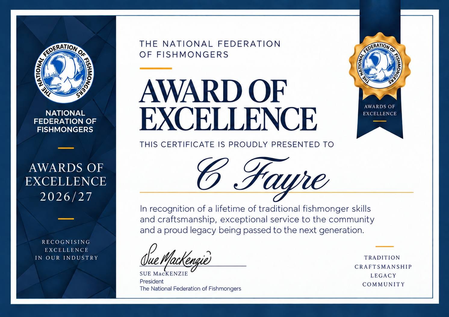 NFF Quality Awards 2026/27: WINNER SPOTLIGHT